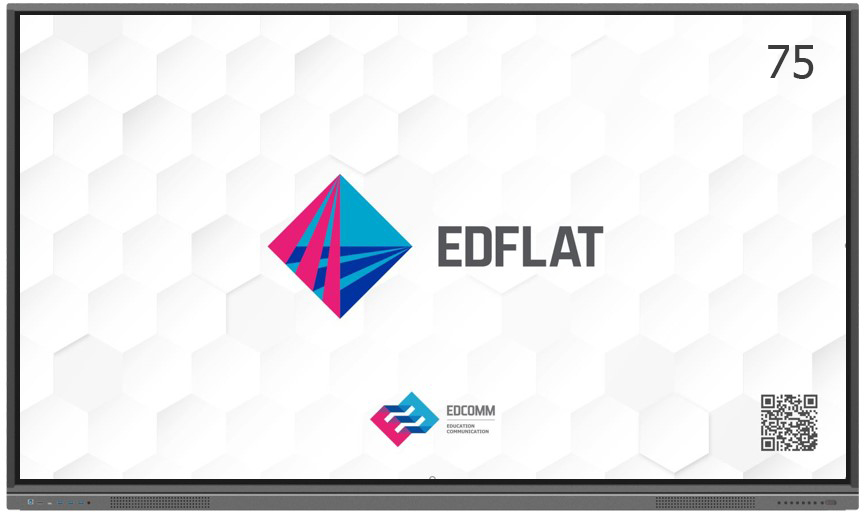 Интерактивная панель EDFLAT EDF75UH